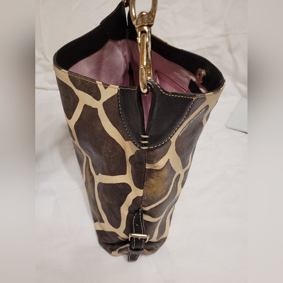 Dooney and Bourke Giraffe Print Shoulder Bag - Picture 11 of 16
